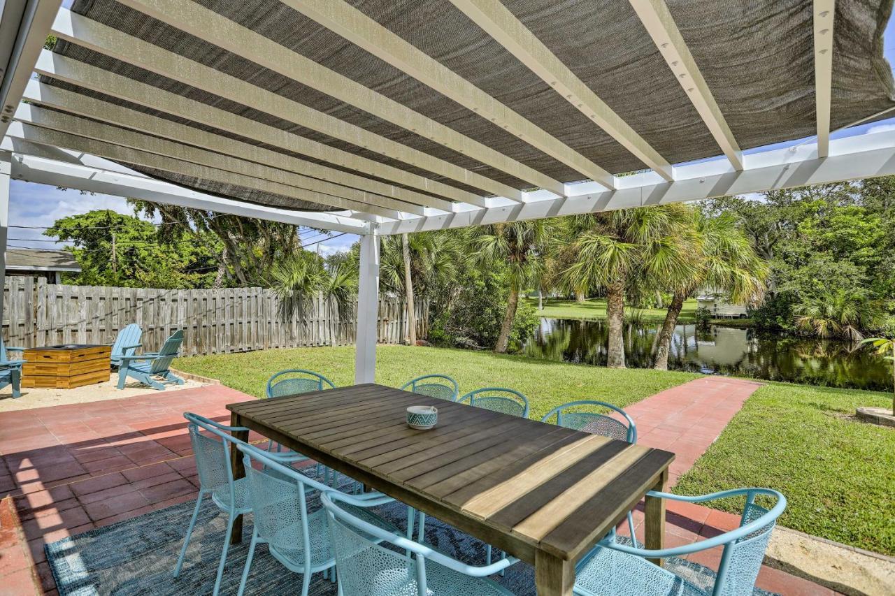 Merritt Island Home Fire Pit And Canal Access! Esterno foto