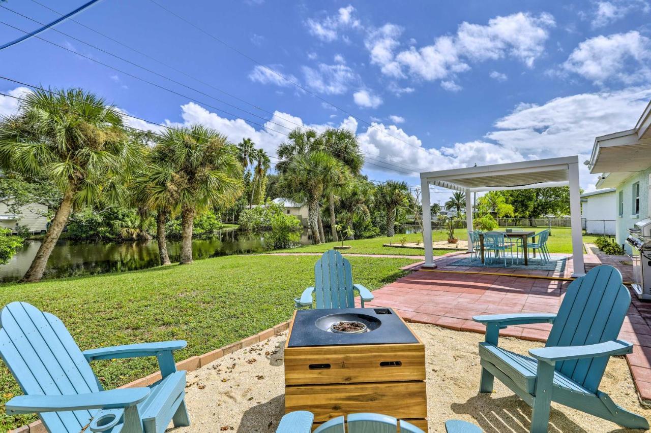 Merritt Island Home Fire Pit And Canal Access! Esterno foto